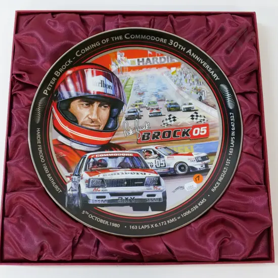 Bradford Exchange Peter Brock collector's plate D-300, in original box - 2010, 30th anniversary