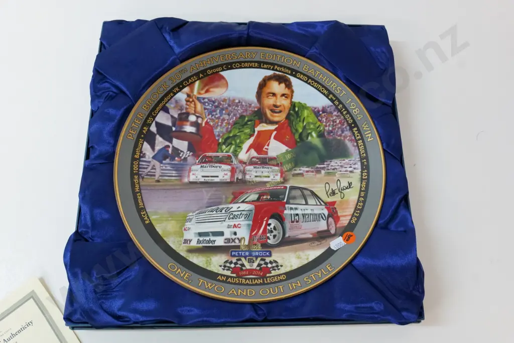 Bradford Exchange Peter Brock collector's plate D-300, in original box - 2014, 30th anniversary Image 1++
