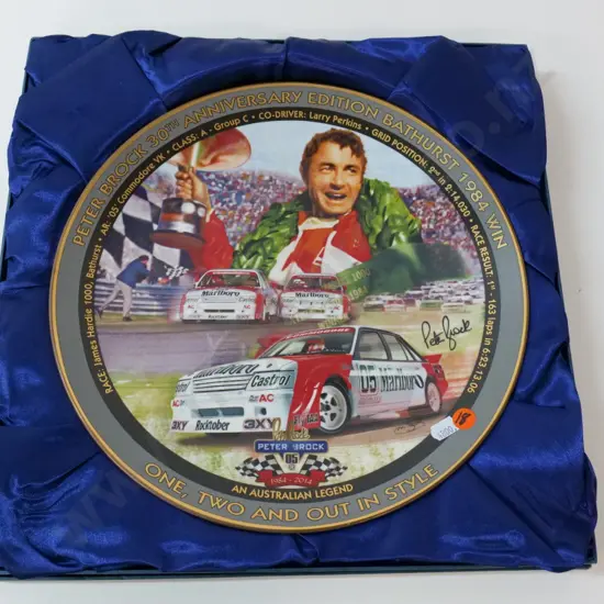 Bradford Exchange Peter Brock collector's plate D-300, in original box - 2014, 30th anniversary