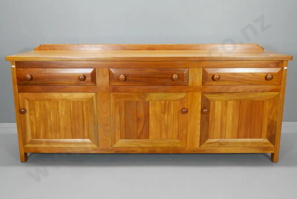 solid hardwood and mdf 3 door 3 drawer sideboard H-8.5 W-1870 D-520 Image 1++