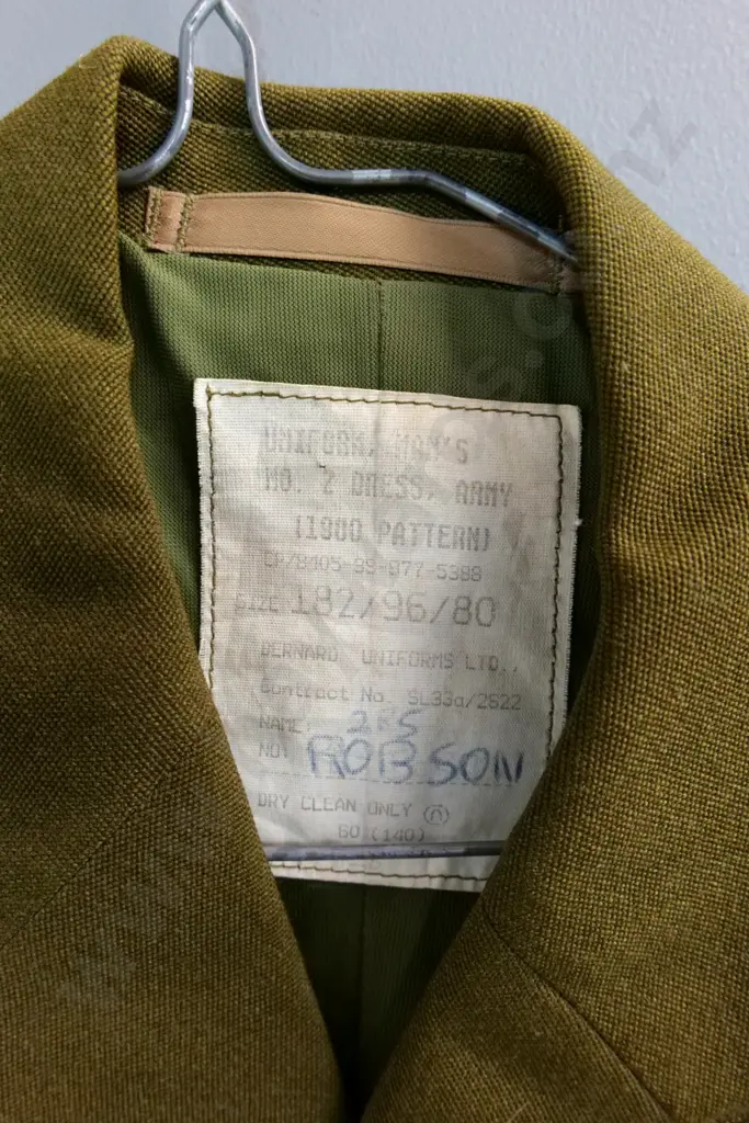 vintage army dress jacket with "Blues and Royals" shoulder patches Image 1++