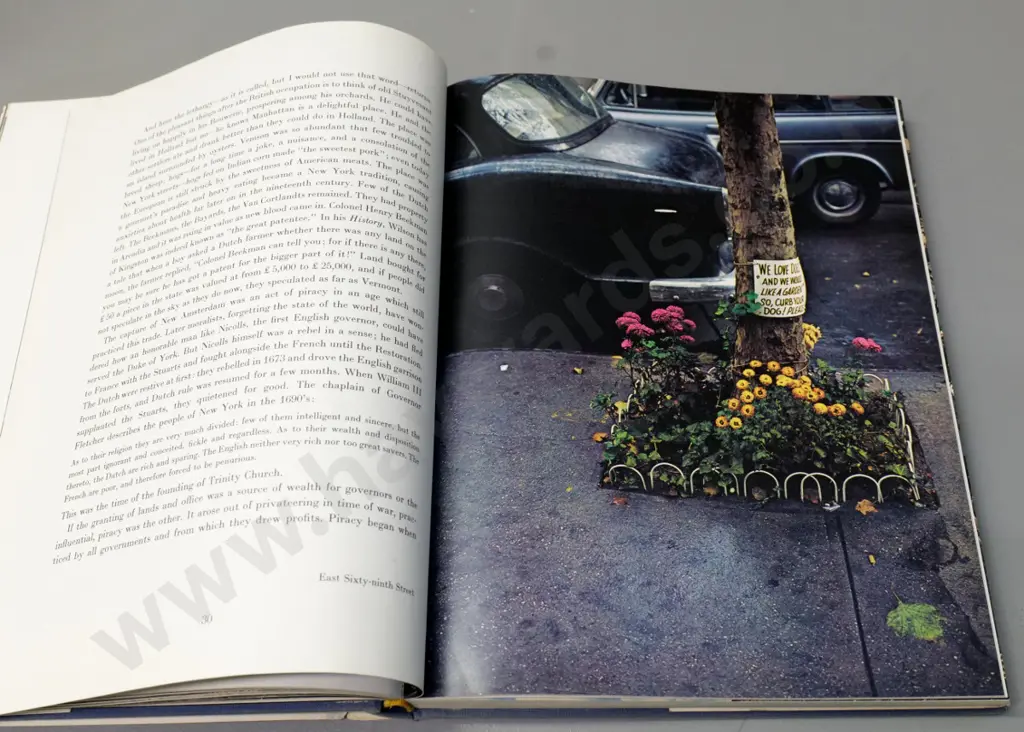 photo book - New York Proclaimed - photos by Evelyn Hofer, text by V.S. Pritchett, 1964/65 Image 1++