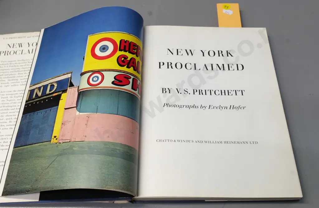 photo book - New York Proclaimed - photos by Evelyn Hofer, text by V.S. Pritchett, 1964/65 Image 1++