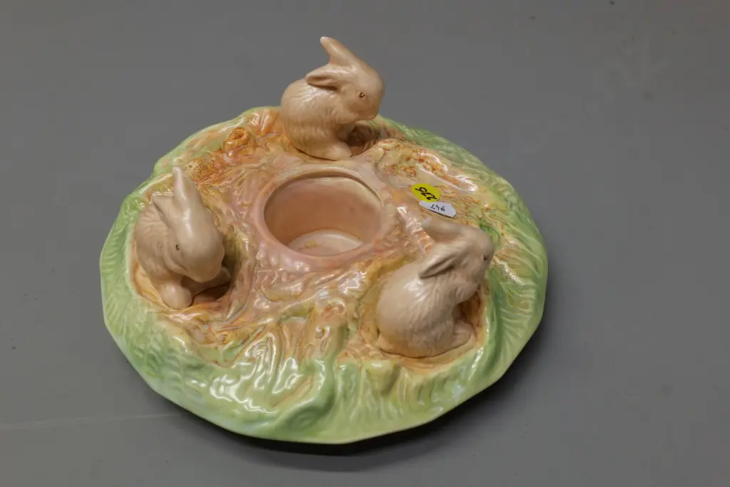 Sylvac bunnies posie bowl No. 1312 - diameter 220 Image 1++