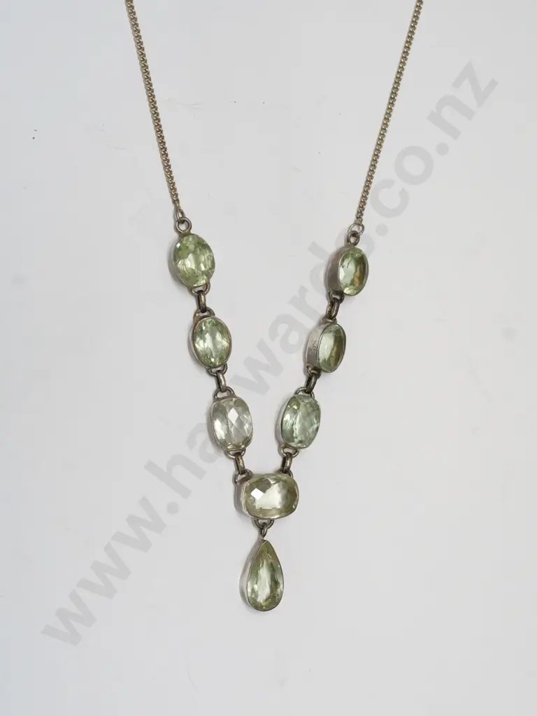 crystal necklace clasp stamped 925 Image 1++