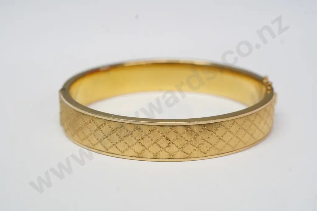 rolled gold bangle stamped Germany Image 1++