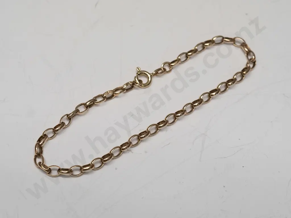9ct chain bracelet stamped 9k Image 1++