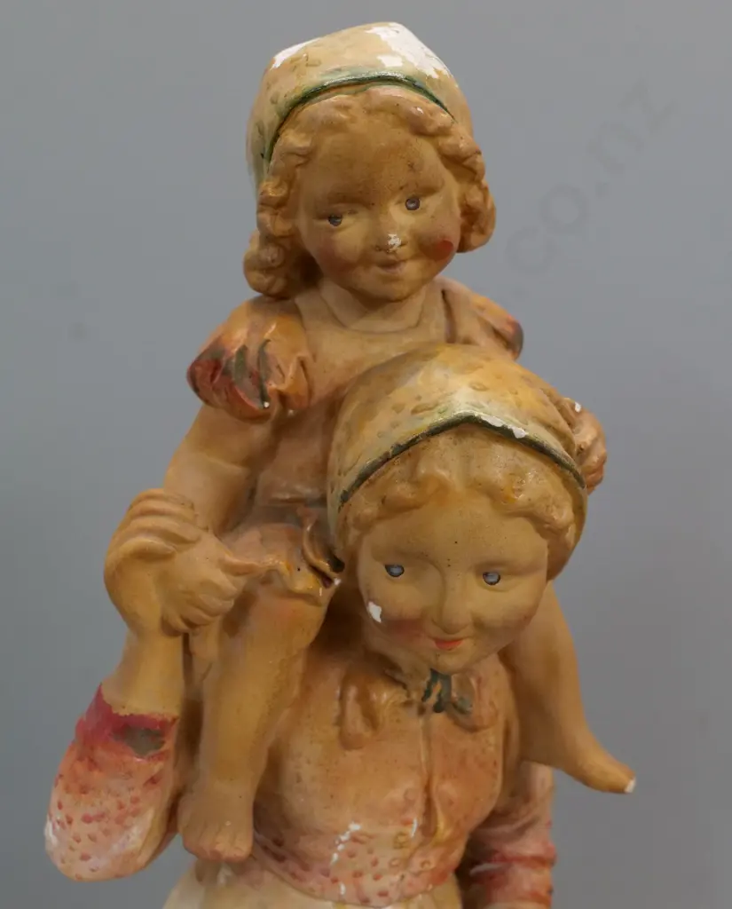 plaster figure made by Triaca & Picchi, Melbourne - pattern No. 46, circa 1930s - Chips & finish loss H540 Image 1++