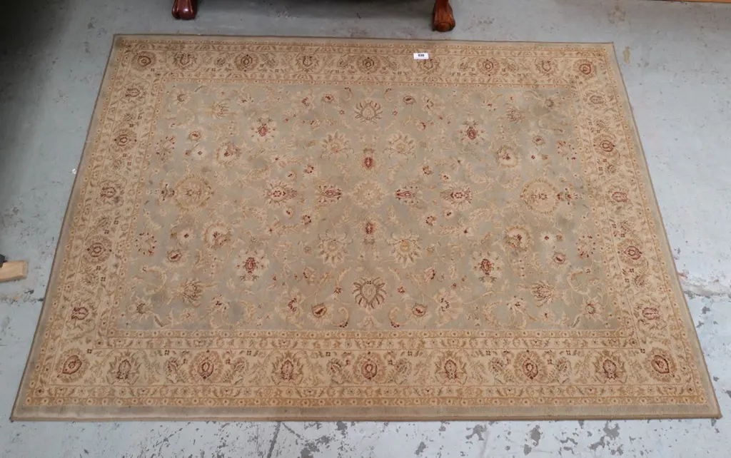 Turkish 'Pamir' synthetic Persian style floor rug L-1700 W-1200 Image 1++