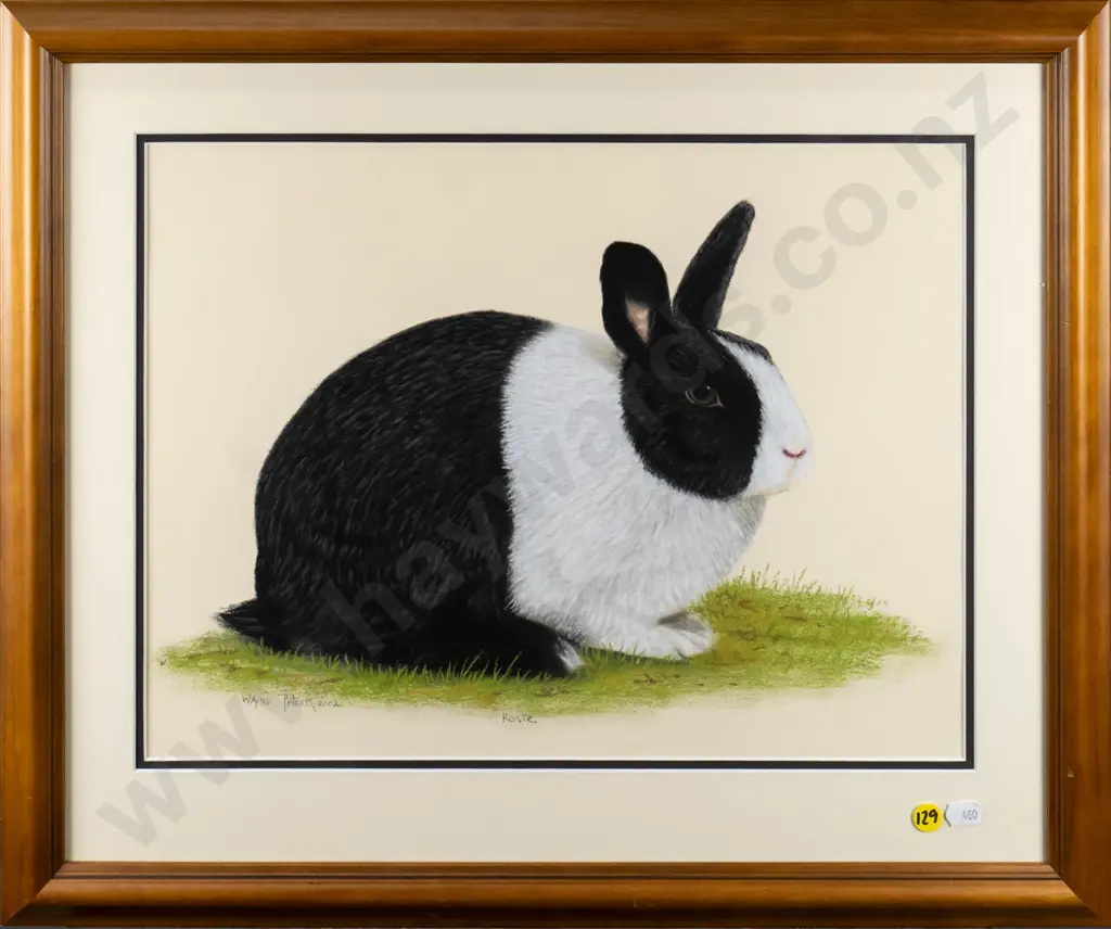 Wayne Patrick 2002 - framed pastel "Rosie" H-300 W-400 Image 1++