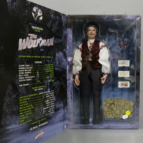 Universal Studios Monsters collectable 12" figure in original box - Lon Chaney in The Wolfman