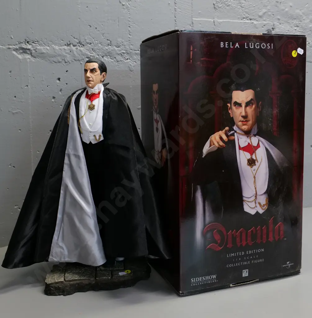 boxed Sideshow Collectables limited edition 1:4 scale figure - Bela Lugosi as Dracula H-500 Image 1++