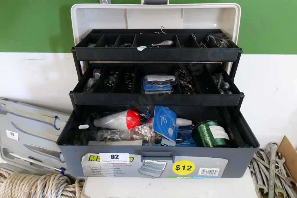 fishing box and contents Image 1++