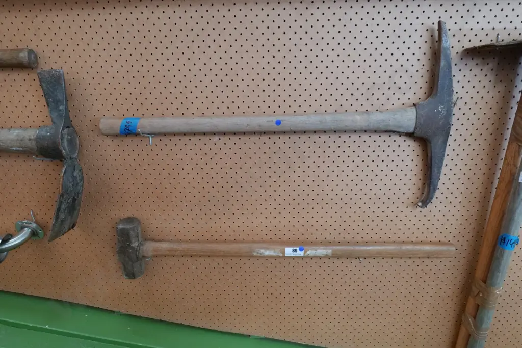 sledge hammer, pick - blue dots Image 1++