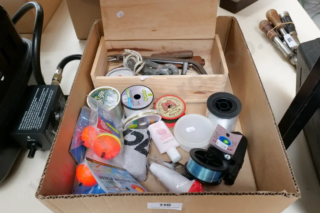box of fishing supplies Image 1++