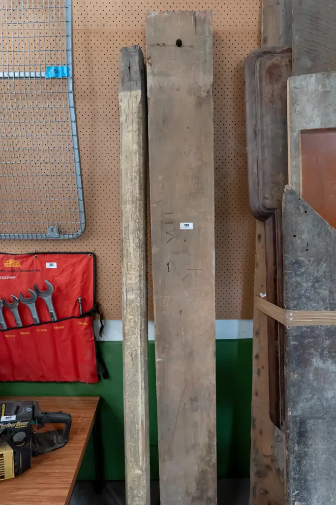 1x rimu beam, 1x kauri beam 2200x 240 x 100 Image 1++