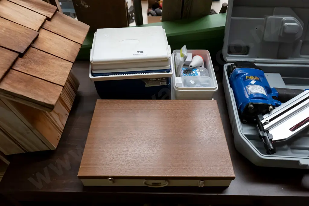 small chilly bin, slide case, fishing accessories Image 1++