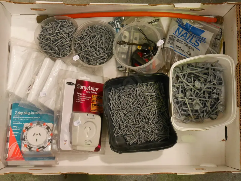various nails, light switch covers etc Image 1++