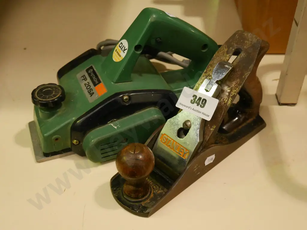 Hitachi electric planer, Stanley hand plane Image 1++