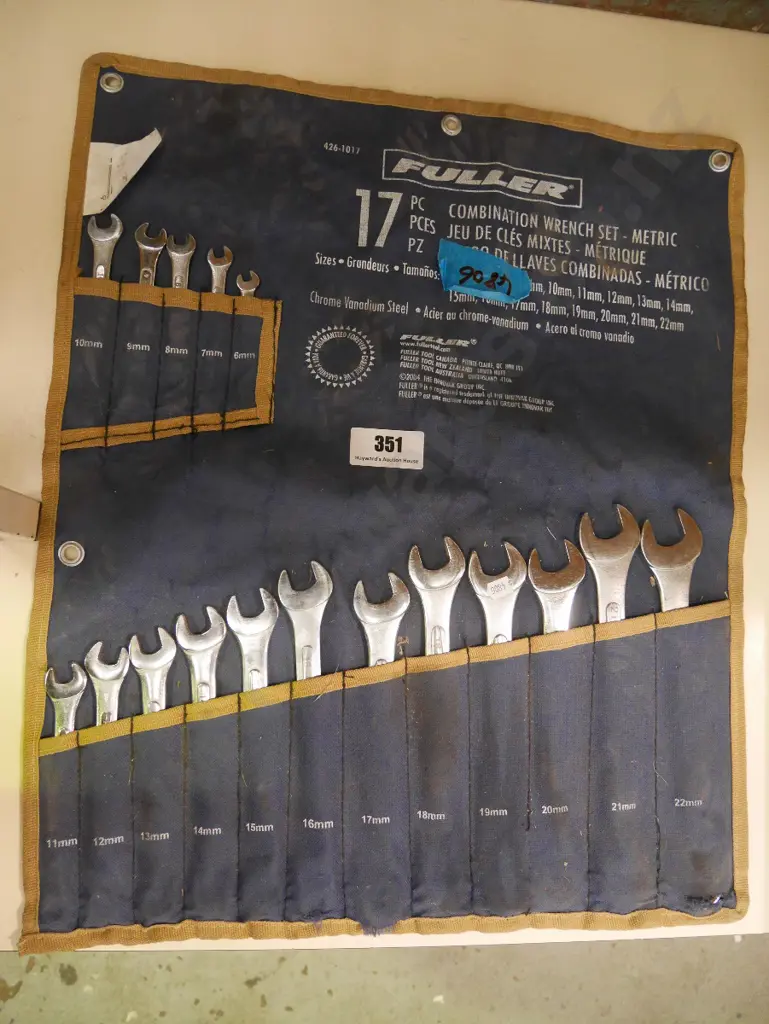 Fuller 17 piece combination wrench set Image 1++