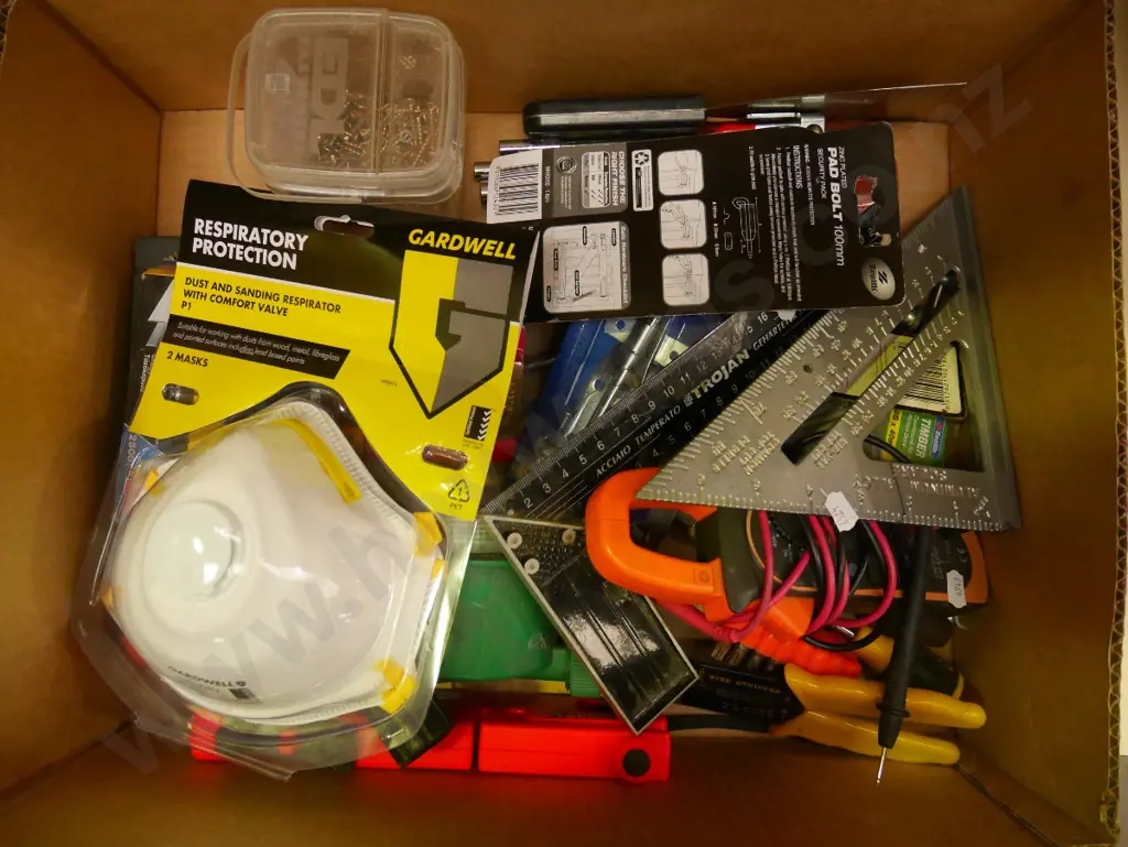 respirators, screws, padlocks etc Image 1++