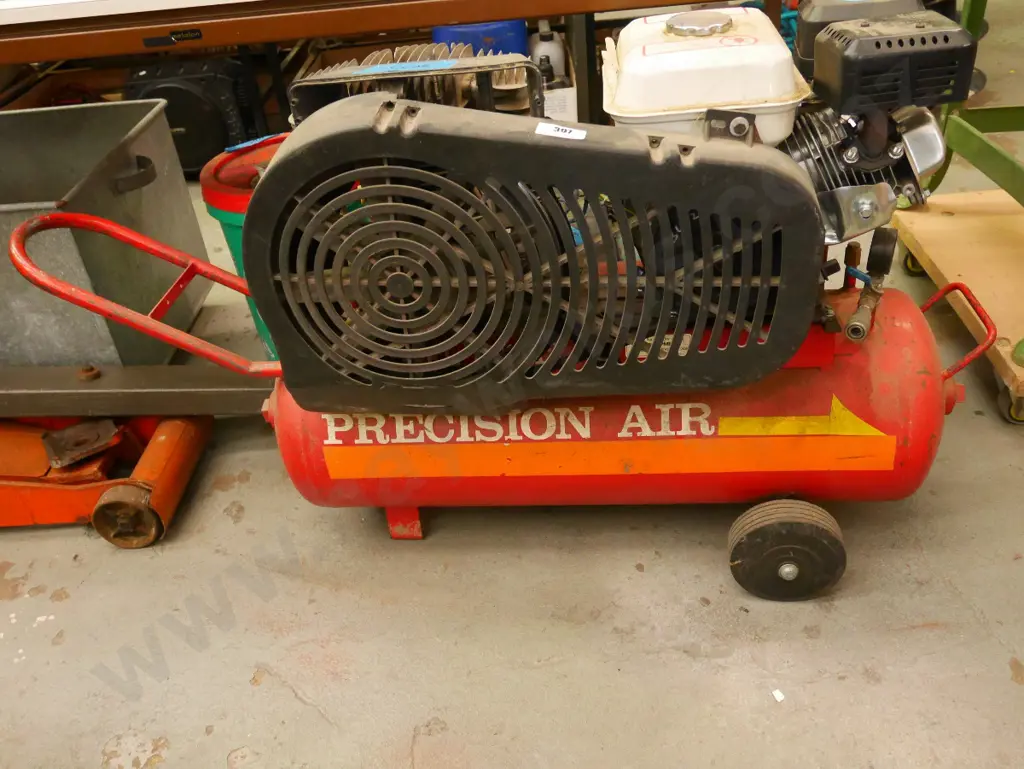 Precision Air air compressor run by 4 stroke petrol engine Image 1++
