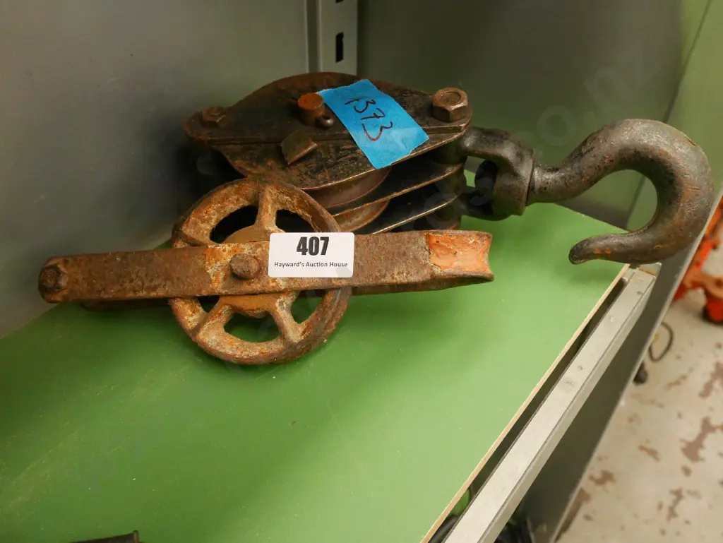 vintage pulleys Image 1++