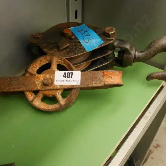vintage pulleys