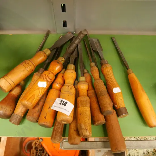 numerous chisels
