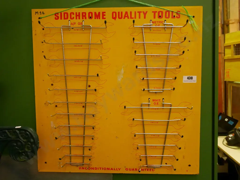 Sidchrome wall mounted spanner holder Image 1++