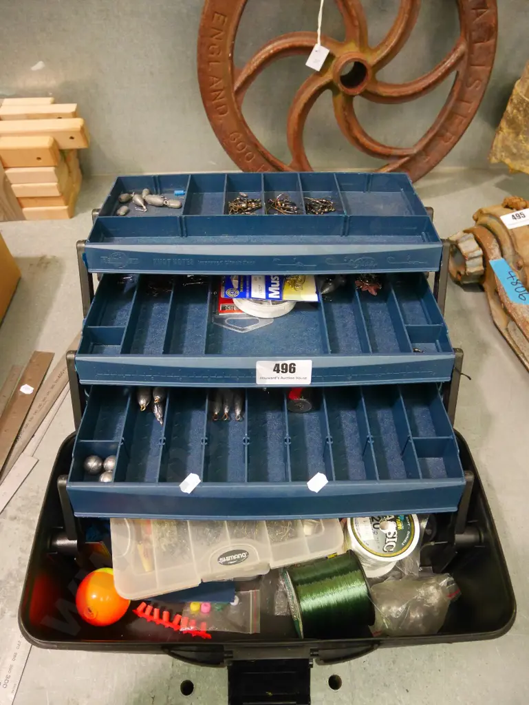 tackle box and contents  Image 1++