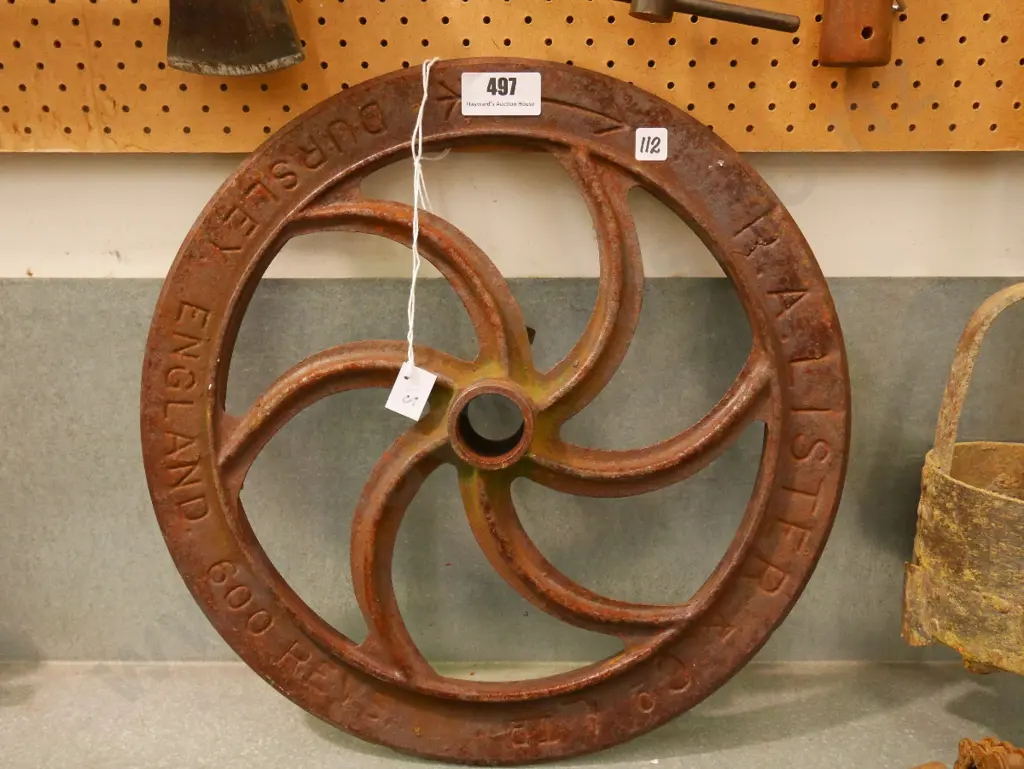cast iron agricultural wheel Image 1++
