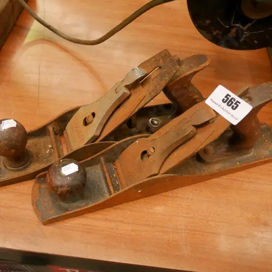 2x rusty hand planes