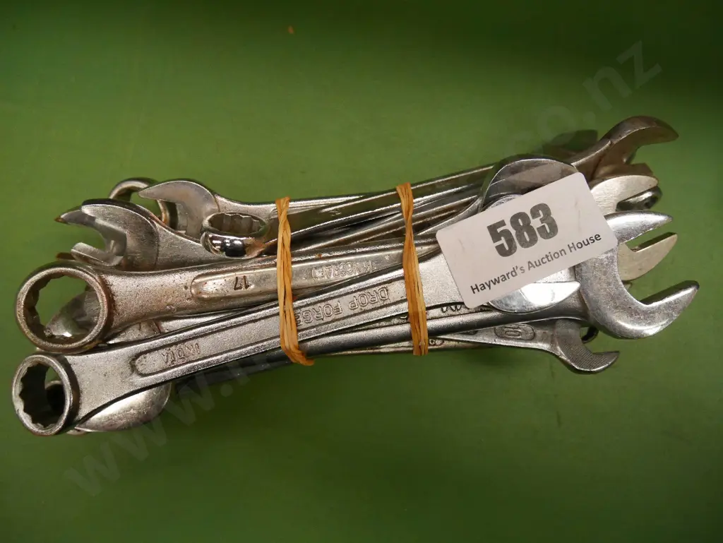 bundle of open end ring spanners Image 1++