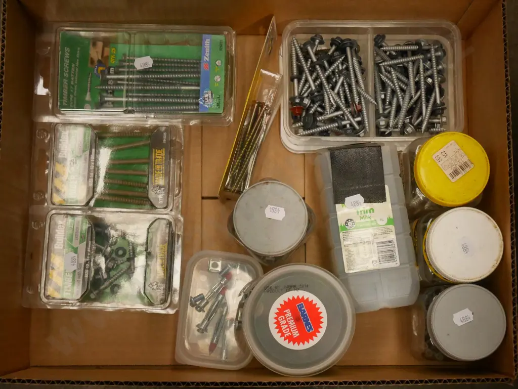 box of various screws and fasteners Image 1++