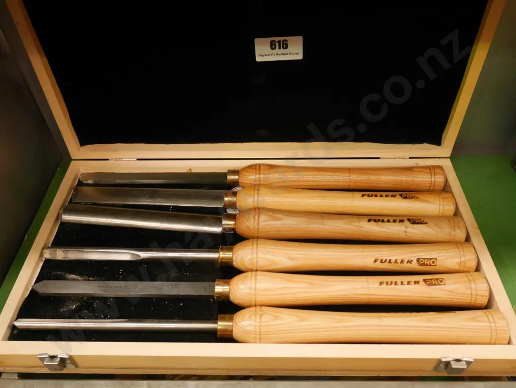 wood cased Fuller lathe chisels Image 1++