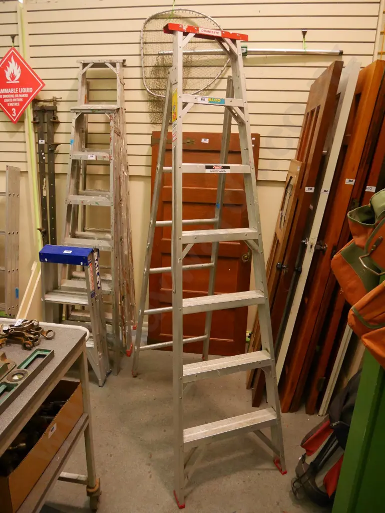 Alco 6 step aluminium ladder Image 1++