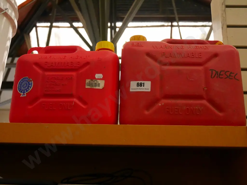 2 petrol containers Image 1++