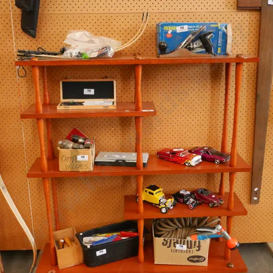 wooden shelves - need attention 