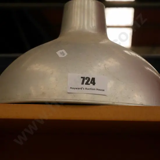 spun aluminium light shade