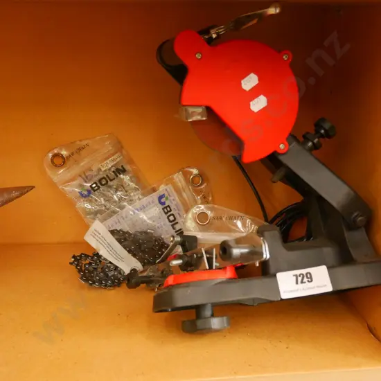 chainsaw sharpener and chains