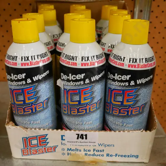 12 bottles of Iceblaster De-Icer