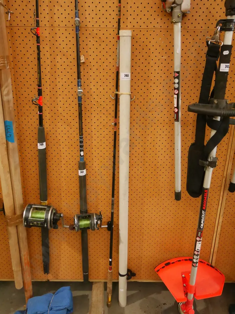fly rod and plastic tube container Image 1++