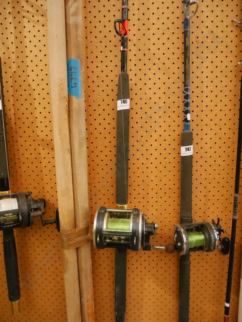 fishing rod, reel and cover Image 1++