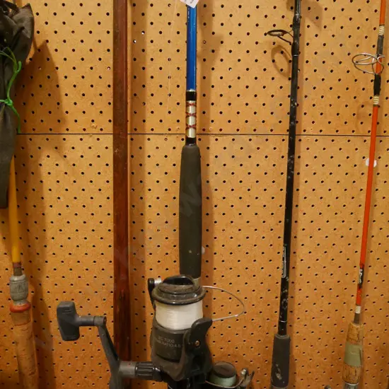fishing rod and reel