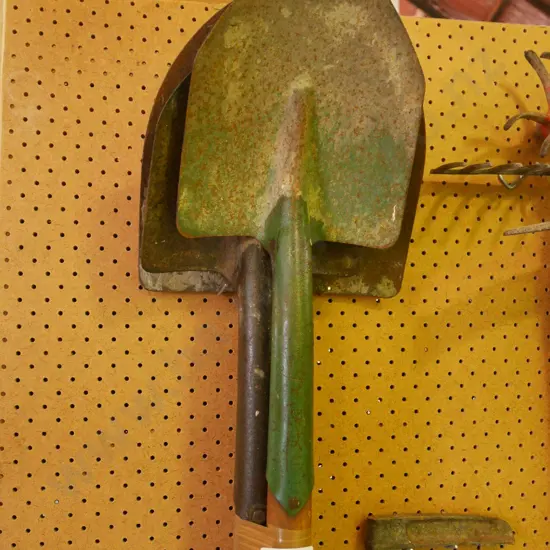 3 shovels