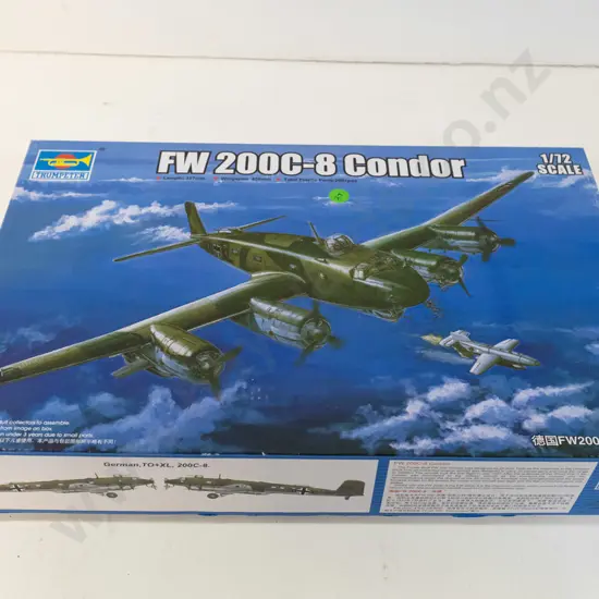 unassembled boxed plastic model kit - Trumpeter 1:72 German FW200 C-* Condor