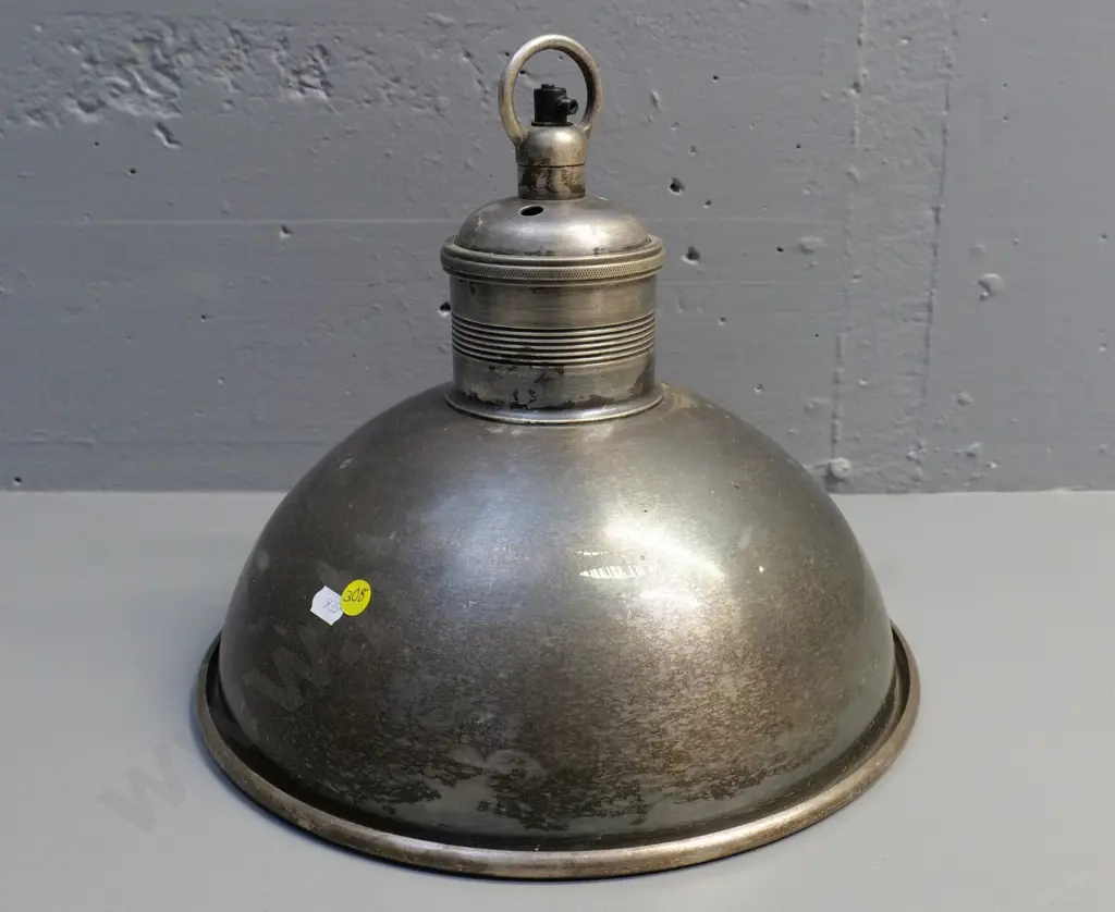 industrial style metal light fixture with bulb fitting, no wiring H-320 D-320 Image 1++