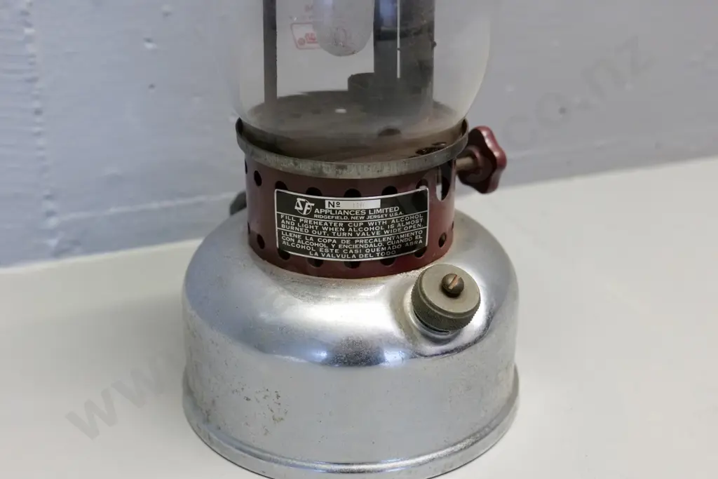 spirit camp lantern marked SF Appliances Ltd New Jersey USA H-330 Image 1++