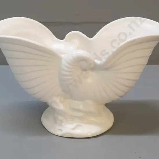Crown Lynn large nautilus vase. H-170 W-290